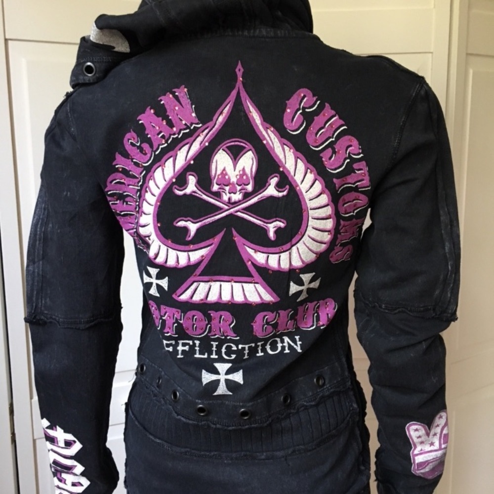 ISO!! Do NOT Buy! S-M Affliction Spade Hoodie